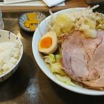 【二郎系】田井島ラーメン対決!厚盛太麺 太一商店 「太一盛り|830円」vs いっぷくラーメンの「山・マー・醤 麺(サン・マー・ジャンメン)|670円」