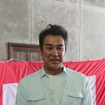 「繊月まつりで、宇梶剛士(うかじ たかし)さんに声をかける」くまとR子の子育て日記(170日目)